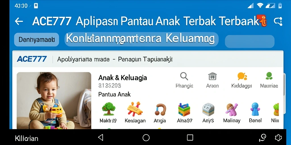 Antarmuka pengguna ACE777 yang intuitif dan informatif.